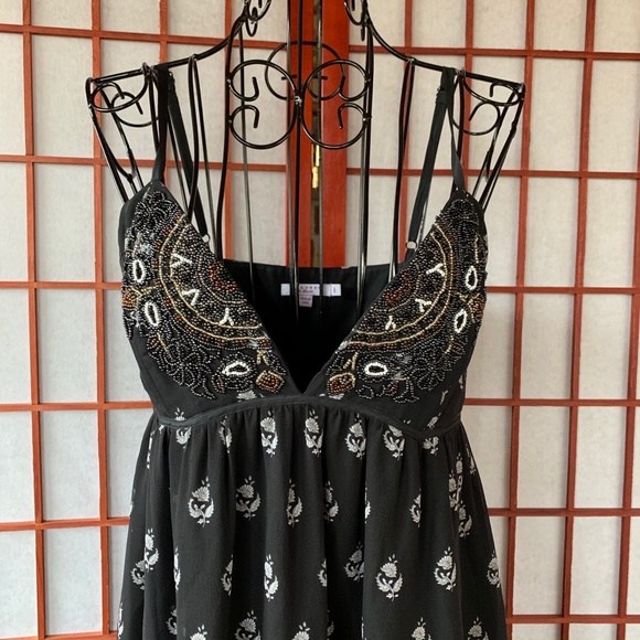 Calypso St. Barth Dresses & Skirts - Calypso St. Barth’s Silk Strappy Embellished Maxi